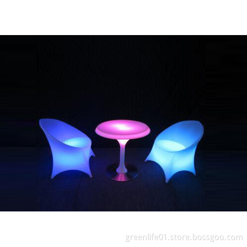 RGB, Color Changing, Recharge Lighted Coffee Table